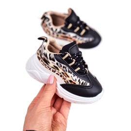 FRROCK Chaussures de sport pour enfants Dante noires brun 2