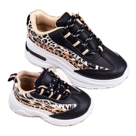 FRROCK Chaussures de sport pour enfants Dante noires brun 3