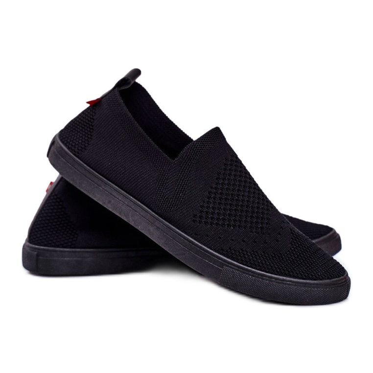 Baskets noires pour femmes Baskets à enfiler Big Star FF274A609 1