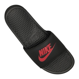 Nike Benassi Jdi Slide M 343880-060 noir rouge 1