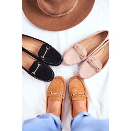 BUGO Mocassins Femme Daim Camel Dive brun 1