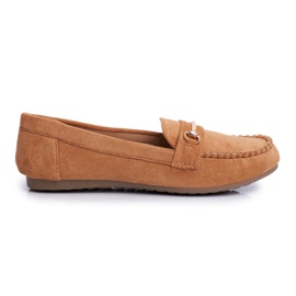 BUGO Mocassins Femme Daim Camel Dive brun 6