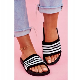 Chaussons Femme Big Star Noir FF274A353 blanc 2