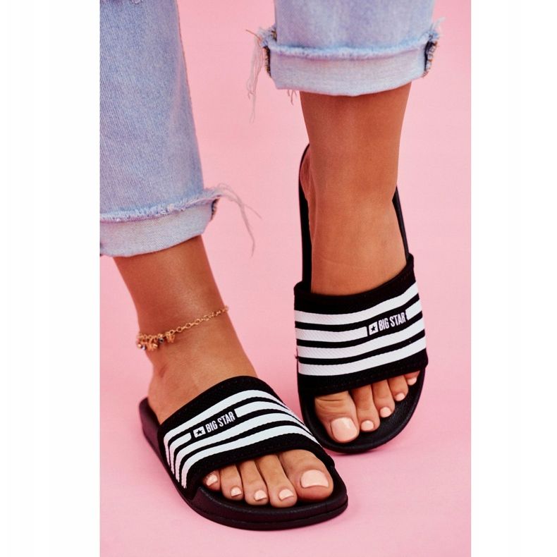 Chaussons Femme Big Star Noir FF274A353 blanche le noir 2 Chaussons Femme Big Star Noir FF274A353 blanche le noir 2