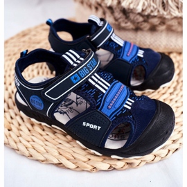 Sandales Enfant Big Star Avec Velcro Bleu Marine FF374211 1 Sandales Enfant Big Star Avec Velcro Bleu Marine FF374211 1