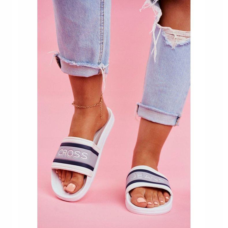 Chaussons Femme Cross Jeans Blanc FF2R4158C 2