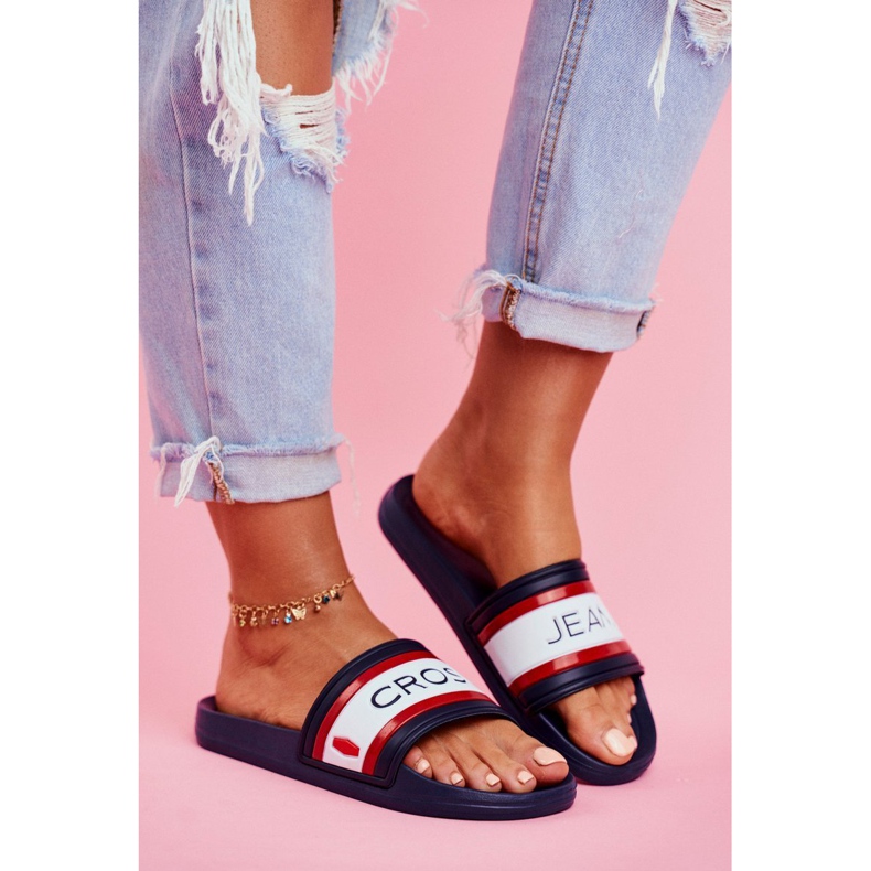 Chaussons Femme Cross Jeans Bleu Marine FF2R4160C 1 Chaussons Femme Cross Jeans Bleu Marine FF2R4160C 1