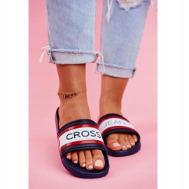 Chaussons Femme Cross Jeans Bleu Marine FF2R4160C 2 Chaussons Femme Cross Jeans Bleu Marine FF2R4160C 2