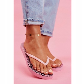 Pantoufles Femme Tongs Big Star Rose FF274A304 1