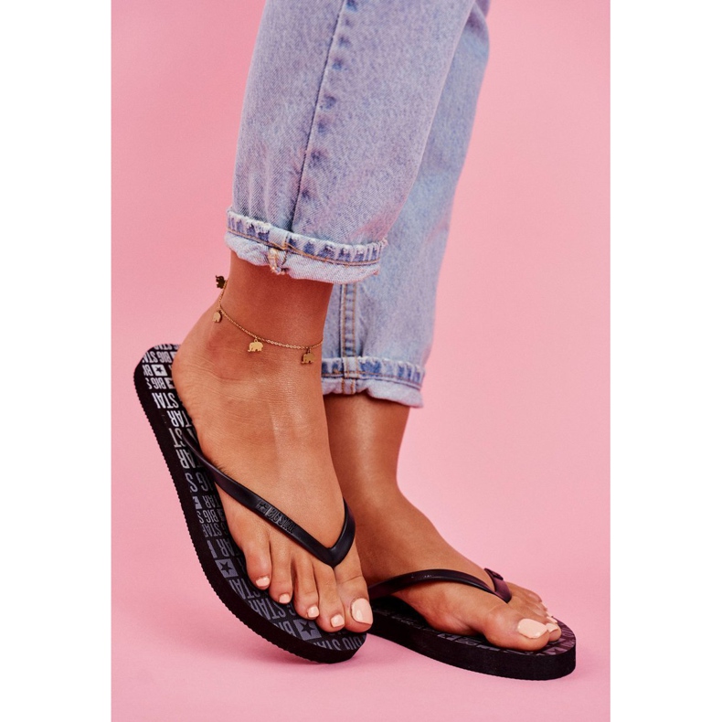 Pantoufles Femme Tongs Big Star Noir FF274A303 1