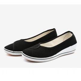 Baskets noires, baskets compensées K-1-001 le noir 3