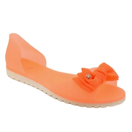 Sandales Meliski orange avec nœud DT1-16 1