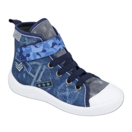 Chaussures pour enfants Befado 268Y071 bleu marin bleu multicolore 1