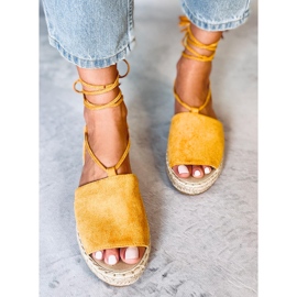BB25 Espadrilles jaune miel pour femme 2
