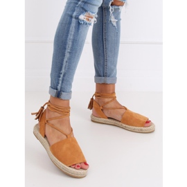 Camel BB25 Espadrilles pour femmes Camel brun 3