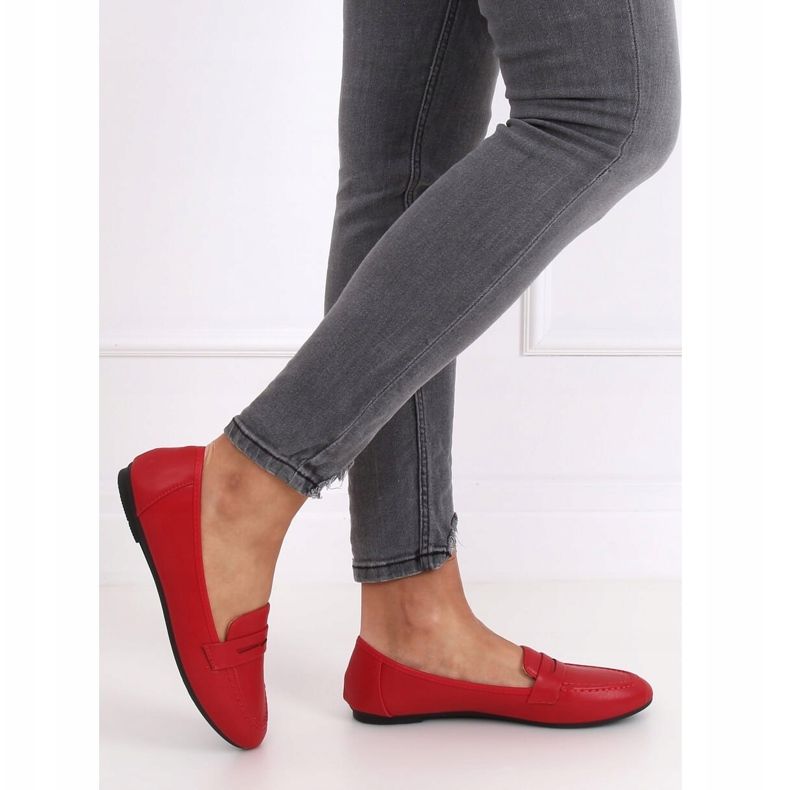 Mocassins Femme Rouge 98-29 Rouge 2 Mocassins Femme Rouge 98-29 Rouge 2