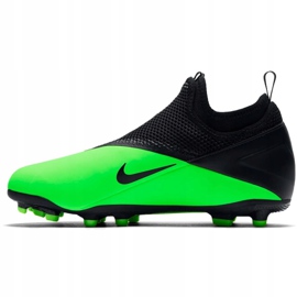Nike Phantom Vsn 2 Academy Df Fg / MG Jr CD4059 306 chaussures de football multicolore vert 3