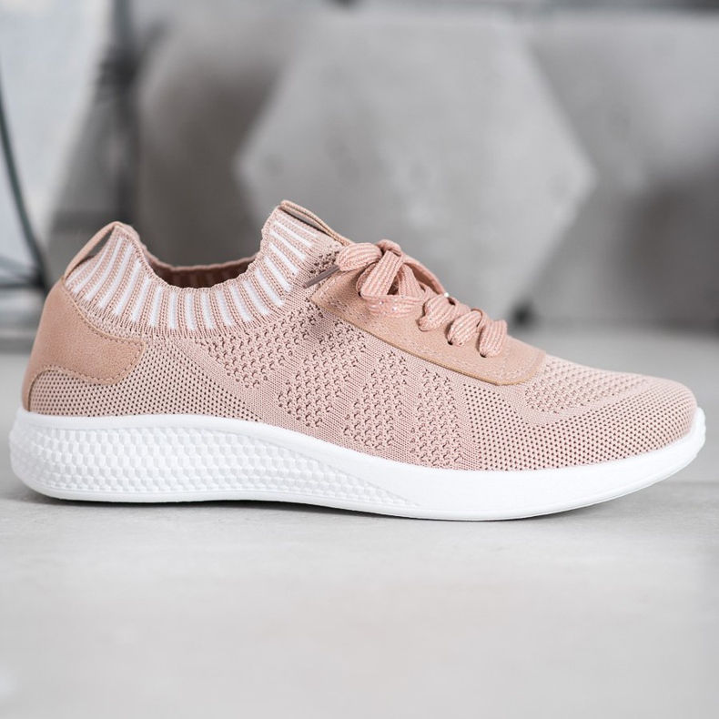 SHELOVET Chaussures de sport en poudre rose 1