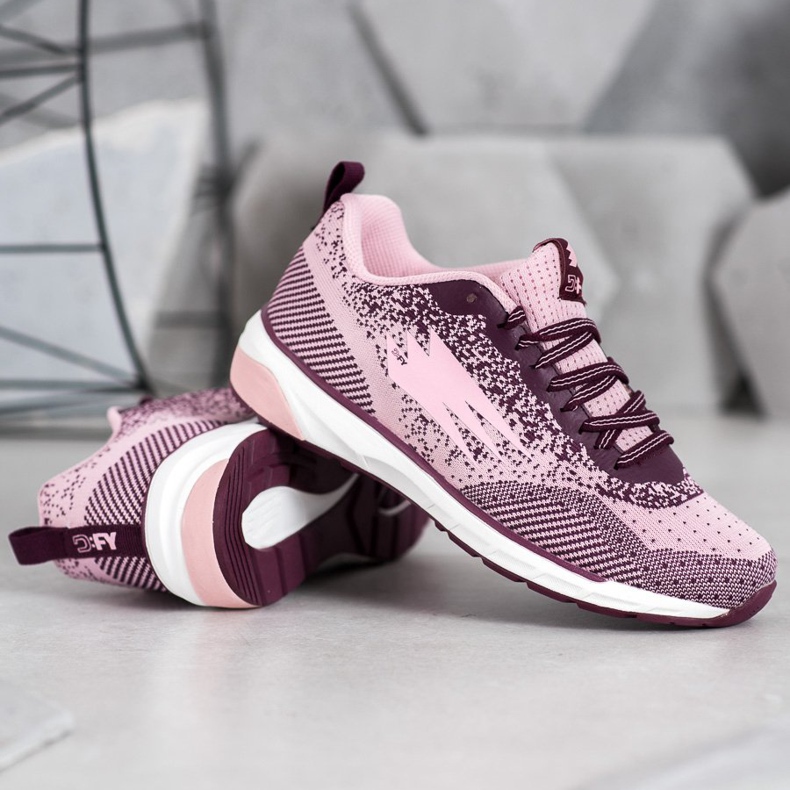 DFY Chaussures de sport multicolore rose 2 DFY Chaussures de sport multicolore rose 2