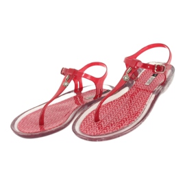 Tongs Grendha Transparent / rouge incolore 2
