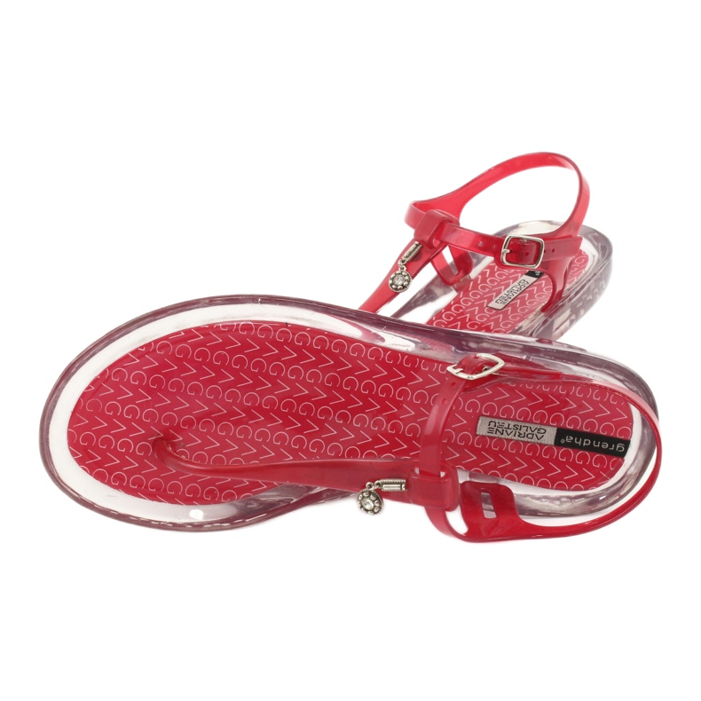 Tongs Grendha Transparent / rouge incolore 3