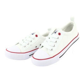 American Club American White Classic LH25 Sneakers à égalité blanc blanc 4