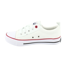American Club American White Classic LH25 Sneakers à égalité blanche blanche 3