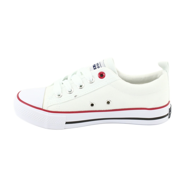 American Club American White Classic LH25 Sneakers à égalité blanc blanc 3