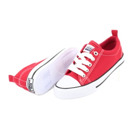 American Club Baskets nouées American LH23 rouges ['rouge'] 5
