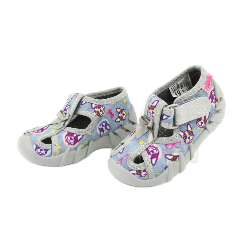 Chaussures enfant Befado 190P093 gris multicolore 4