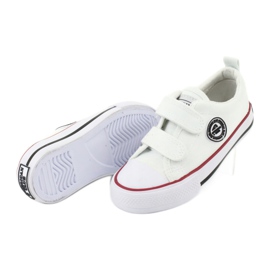 American Club Baskets blanches American LH41 Velcro 3