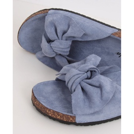 Bleu 10-218 Semelles en liège bleu 3