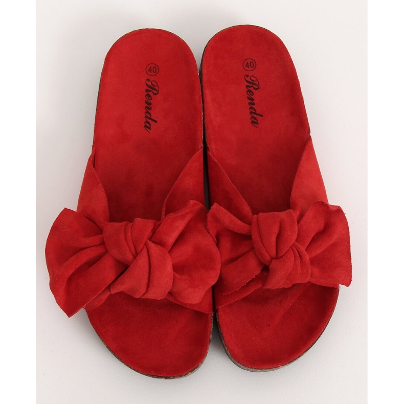 Semelles en liège rouge 10-218 Rouge 2