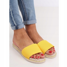 Chaussons femme miel 35-185 Jaune 2