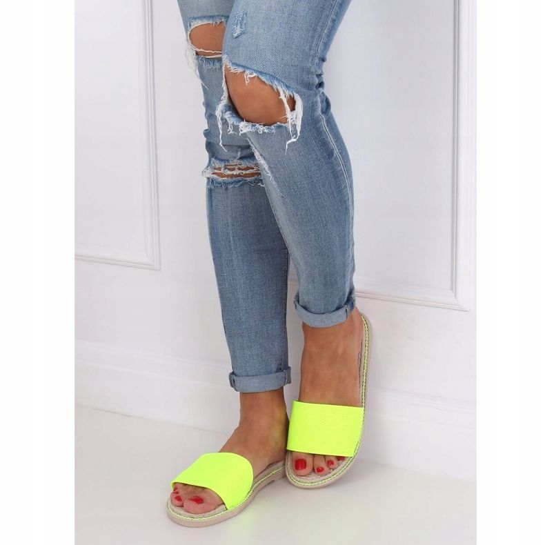 Chaussons femme fluo 35-185 Vert 1