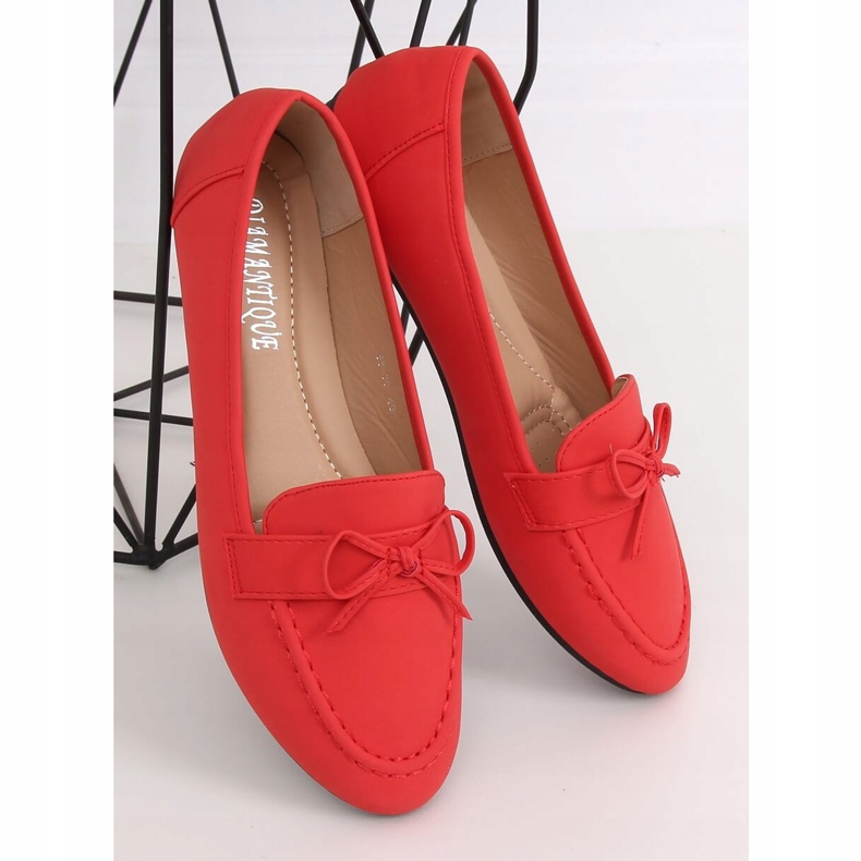 Mocassins Femme Rouge 98-30 Rouge 2