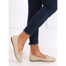 Mocassins femme beige 98-30 Beige 1