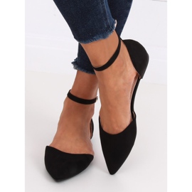 Black HD-100 Ballerines noires coupées le noir 1