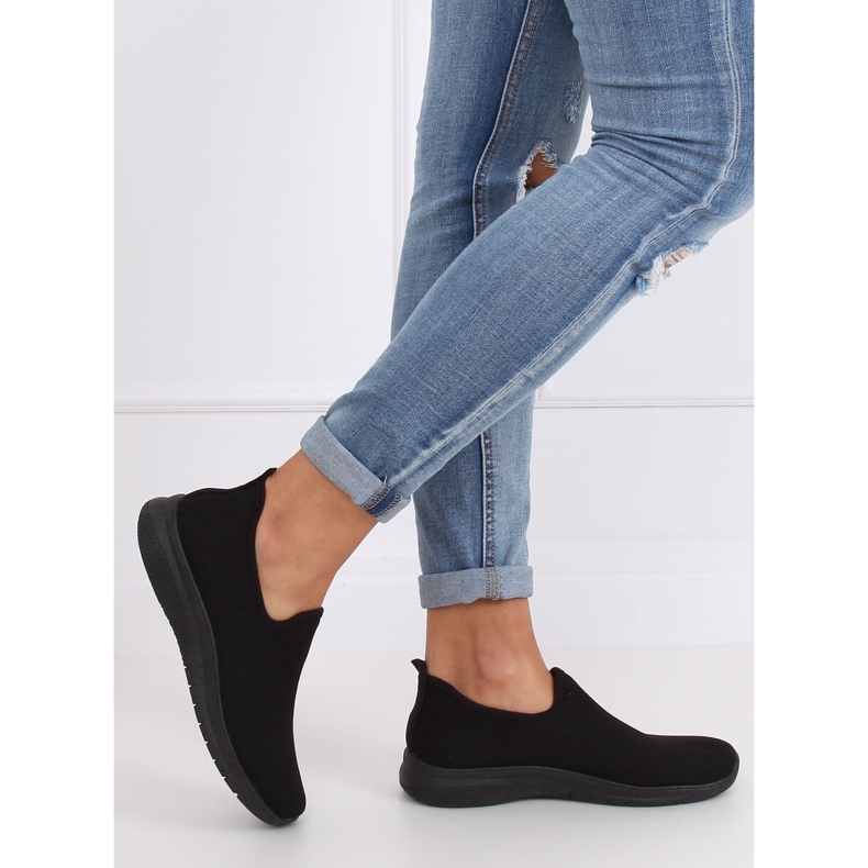 Chaussures de sport noires 7079 Noir 1