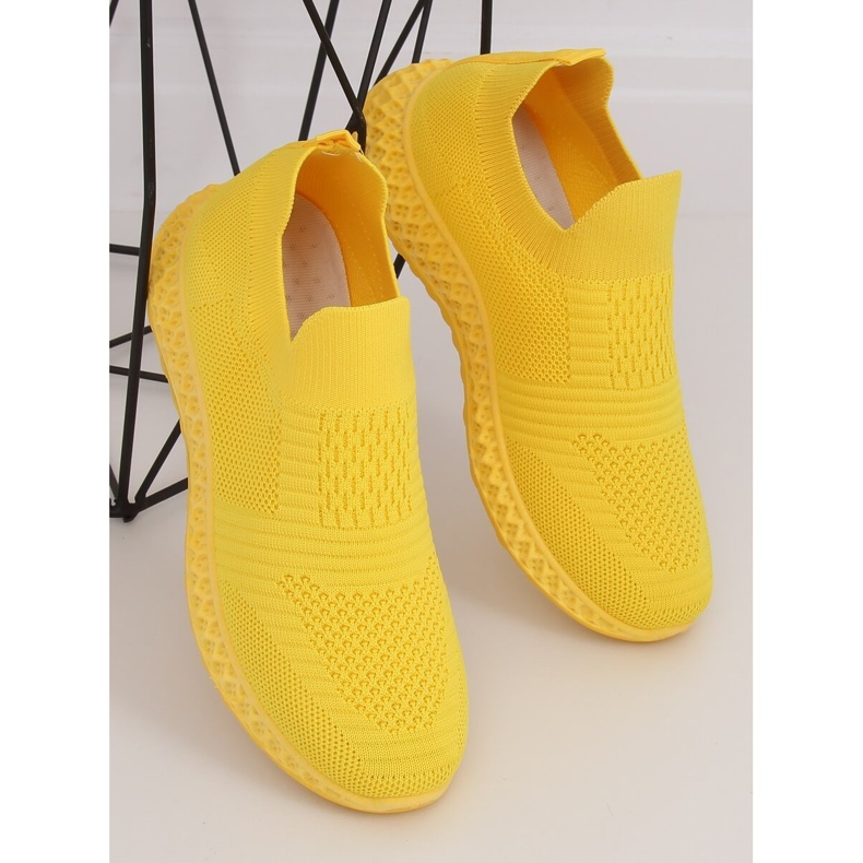 Jaune 4388 Chaussures de sport jaunes 2