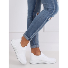 Blanc 4388 Chaussures de sport blanches 1