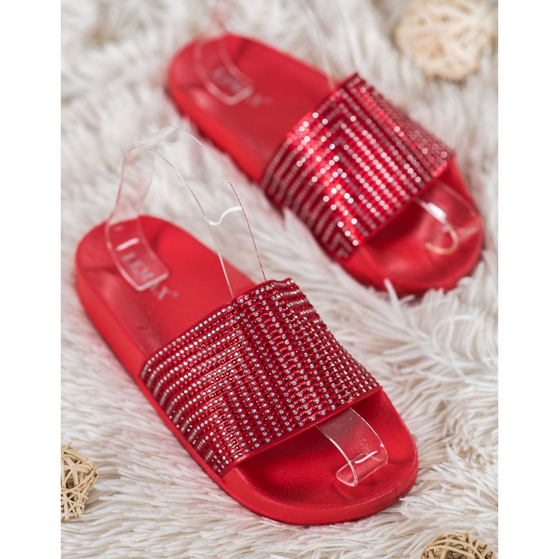 Lemax Chaussons Rouges Avec Cubic Zirconia 1