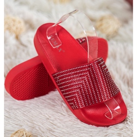 Lemax Chaussons Rouges Avec Cubic Zirconia 3