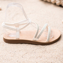 Sea Elves Sandales à enfiler élégantes blanche 1