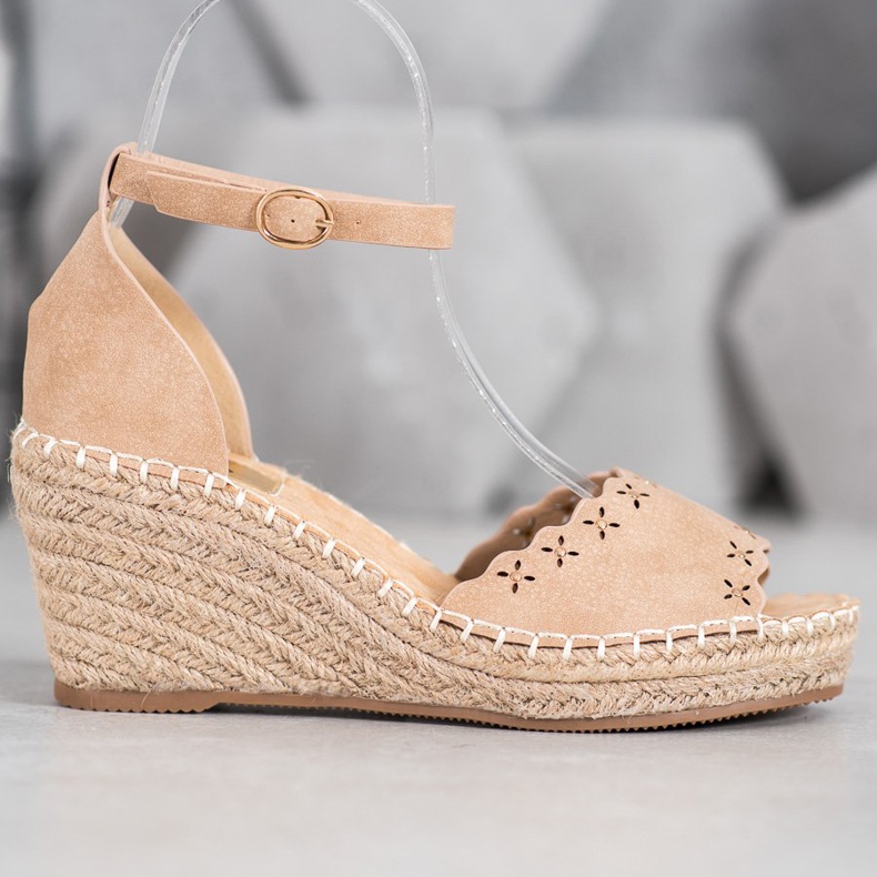 Evento Sandales À Motif Ajouré brun 1