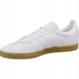 Chaussures Adidas Gazelle M BD7479 blanc 1