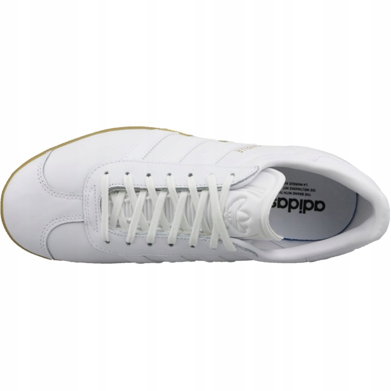 Chaussures Adidas Gazelle M BD7479 blanc 2