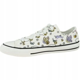 Converse Chuck Taylor All Star Low Enfant 667898C blanc multicolore 1