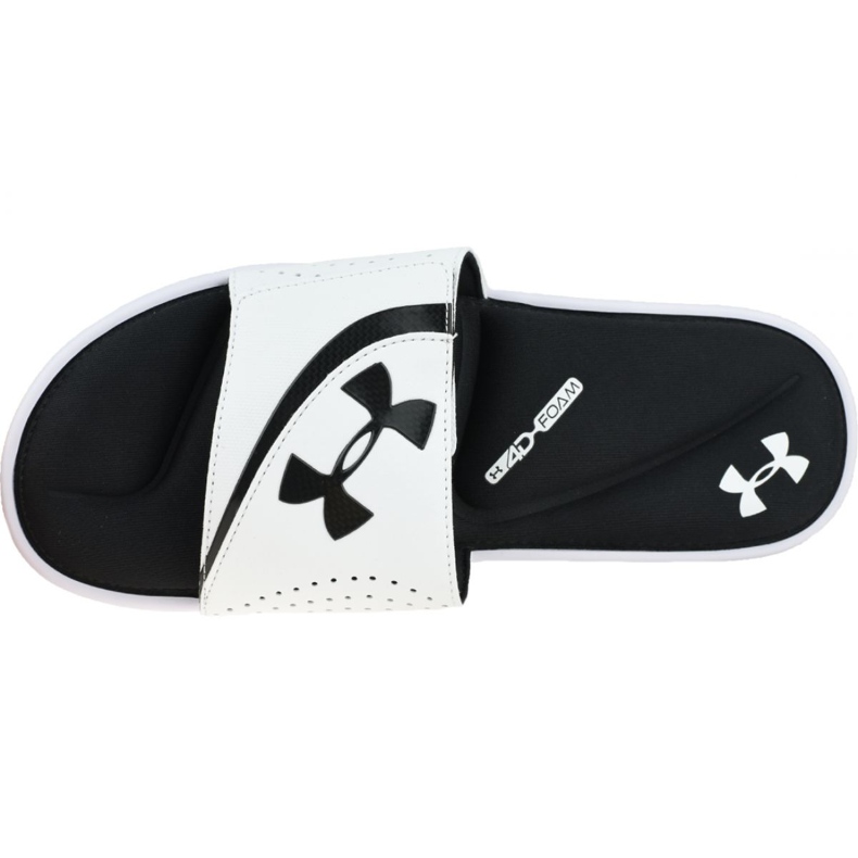 Under Armour Ignite Vi Sl M 3022711-100 blanche le noir 2