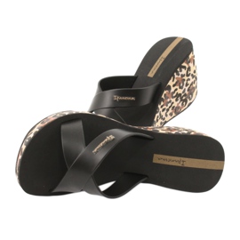 Chaussons compensés femme Ipanema 82856 brun le noir 4